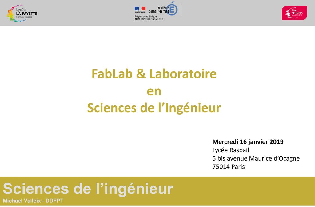 Sciences de lIngénieur ppt télécharger